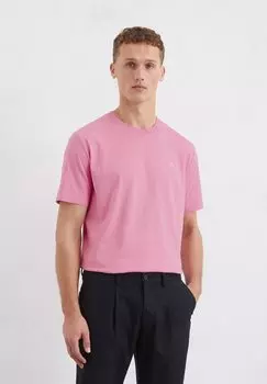 Базовая футболка SHORT SLEEVE LOGO CREWNECK Marc O'Polo, розовый