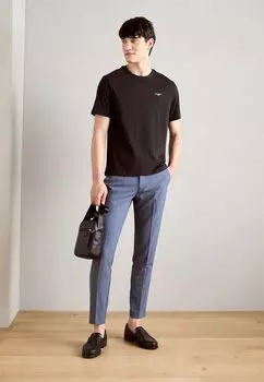 Базовая футболка Short Sleeve Logo On Chest Marc O'Polo DENIM, черная