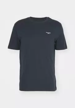 Базовая футболка SHORT SLEEVE LOGO ON CHEST Marc O'Polo DENIM, темно-синий