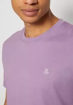 Базовая футболка Short Sleeve Logo Print Marc O'Polo, сиреневая страсть