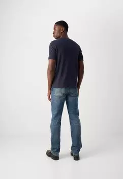 Базовая футболка SHORT SLEEVE LOGO PRINT Marc O'Polo DENIM, темно-синий