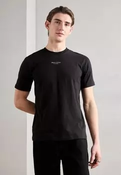 Базовая футболка SHORT SLEEVE LOGO PRINT Marc O'Polo, черный