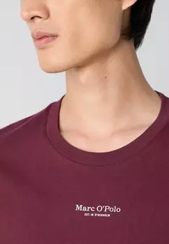 Базовая футболка SHORT SLEEVE Marc O'Polo, Бордо