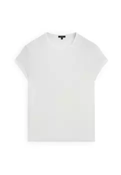 Базовая футболка SHORT SLEEVE Massimo Dutti, белый