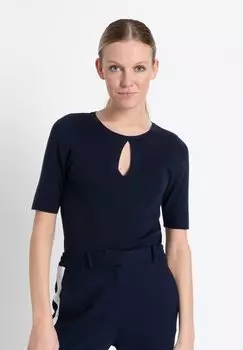 Базовая футболка SHORT SLEEVE More & More, темно-синий