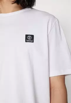 Базовая футболка Short Sleeve New Badge Tee Timberland, белая