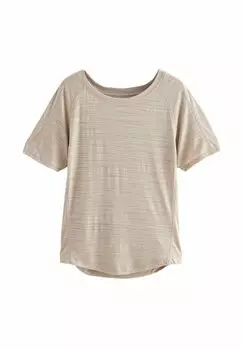 Базовая футболка SHORT SLEEVE Next, бежевый