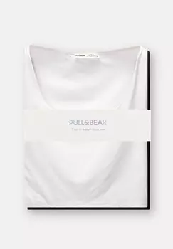 Базовая футболка SHORT SLEEVE PACK OF 2 PULL&BEAR, белый