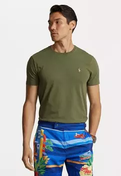 Базовая футболка Short Sleeve Polo Ralph Lauren, цвет dark sage