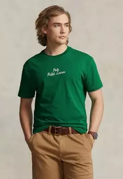 Базовая футболка Short Sleeve Polo Ralph Lauren, цвет kayak green