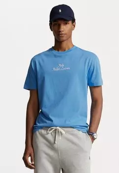 Базовая футболка Short Sleeve Polo Ralph Lauren, цвет riviera blue