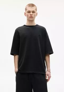 Базовая футболка SHORT SLEEVE PULL&BEAR, черный