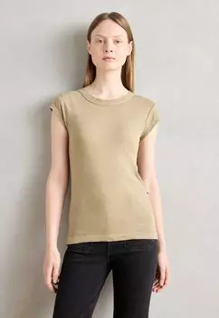 Базовая футболка SHORT SLEEVE ROUND NECK Marc O'Polo, песочный
