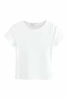 Базовая футболка SHORT SLEEVE SLINKY Next, белый