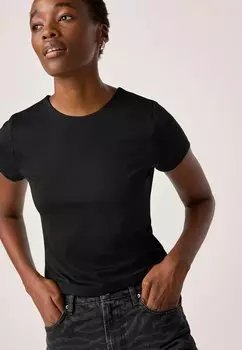 Базовая футболка SHORT SLEEVE SOFT TOUCH Next, черный
