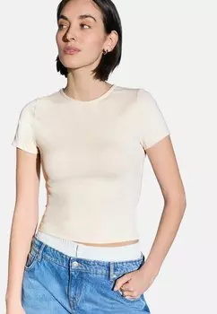 Базовая футболка SHORT SLEEVE SOFT TOUCH Next, бежевый