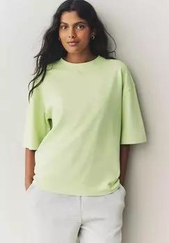 Базовая футболка SHORT SLEEVE SOFT TOUCH PEACHED FEEL HEAVYWEIGHT Next, зеленый