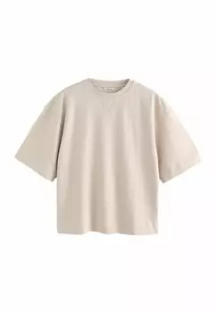 Базовая футболка SHORT SLEEVE SOFT TOUCH PEACHED FEEL HEAVYWEIGHT Next, серый