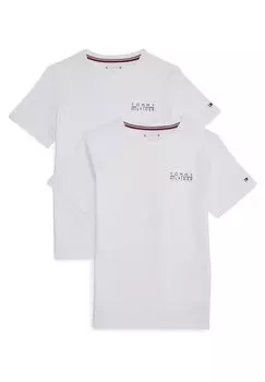 Базовая футболка SHORT SLEEVE TEE UNISEX 2 PACK Tommy Hilfiger, цвет white two pack