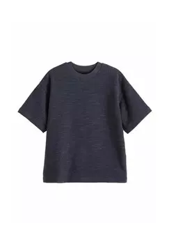 Базовая футболка SHORT SLEEVE TEXTURED Next, синий