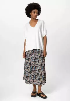 Базовая футболка SHORT SLEEVE V NECK anou anou, белый