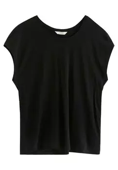 Базовая футболка SHORT-SLEEVED Lindex, черный