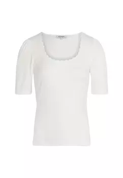 Базовая футболка SHORT SLEEVED Morgan, кремовый