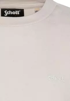 Базовая футболка SHORT-SLEEVES Schott, белый