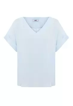Базовая футболка SHORT SLEEVES V NECK adL, синий