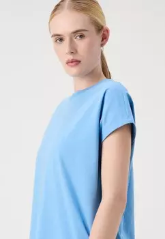 Базовая футболка SHORTSLEEVE CUT ON ROUNDNECK Marc O'Polo DENIM, синий