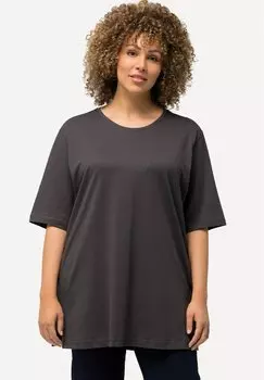 Базовая футболка SHORTSLEEVE TEE Ulla Popken, серый