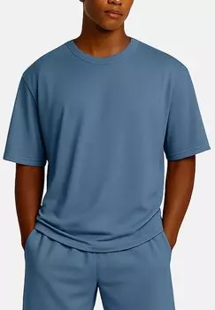 Базовая футболка SHOULDER DROP Reichstadt, светло-голубой