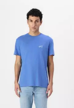 Базовая футболка SIGNATURE TEE Tommy Jeans, синий