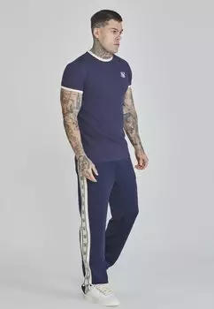 Базовая футболка SIKSILK, темно-синяя