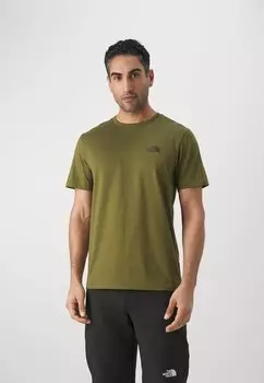 Базовая футболка Simple Dome Tee The North Face, цвет forest olive