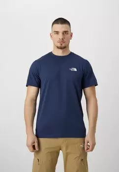 базовая футболка Simple Dome Tee The North Face, цвет summit navy