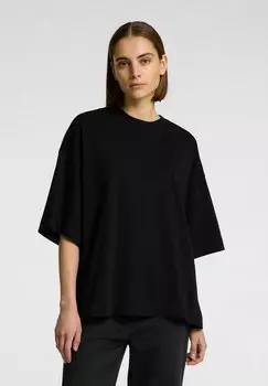 Базовая футболка SLFCOLWOMAN OVERSIZED TEE Selected Femme, черный