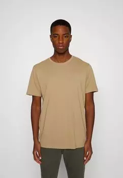 Базовая футболка SLHASPEN W NOOS Selected Homme, бежевый