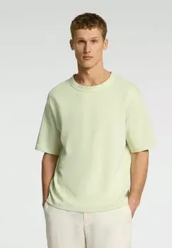 Базовая футболка SLHRELAXCHESTER SS BINDING O NECK Selected Homme, светло-зеленый
