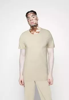 Базовая футболка Slhtex O Neck Tee Selected, цвет oatmeal