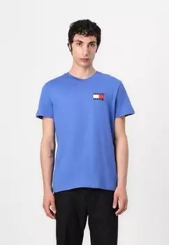 Базовая футболка SLIM ESSENTIAL FLAG TEE Tommy Jeans, синий