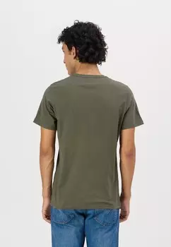 Базовая футболка SLIM ESSENTIAL FLAG TEE Tommy Jeans, темно-зеленый