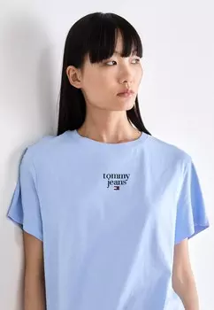 Базовая футболка SLIM ESSENTIAL LOGO TEE Tommy Jeans, синий