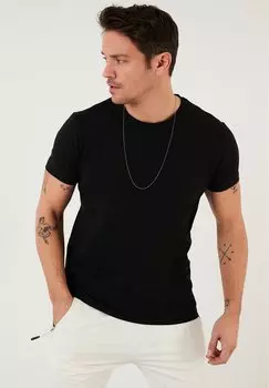 Базовая футболка Slim Fit Buratti, черный