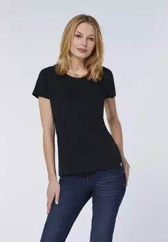 Базовая футболка SLIM FIT Detto Fatto, черный