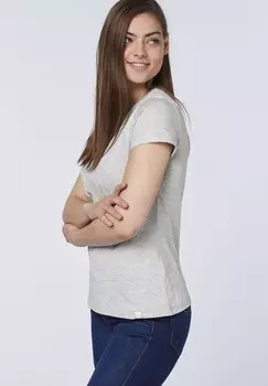 Базовая футболка SLIM FIT Detto Fatto, серый