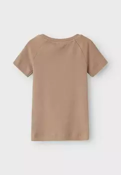 Базовая футболка SLIM FIT Lil' Atelier, светло-коричневый