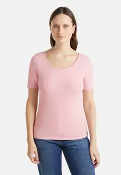 Базовая футболка SLIM FIT REVERSIBLE United Colors of Benetton, фуксия