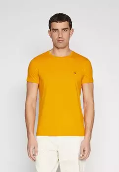 Базовая футболка Slim Fit Tee Tommy Hilfiger, цвет rich ochre