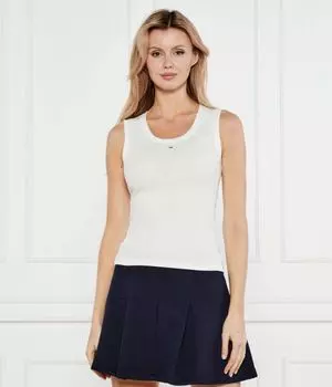 Базовая футболка Slim fit Tommy Jeans, белый